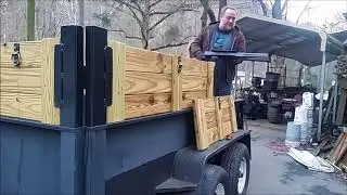 Модернизация самосвального прицепа: съемные борта, крепление для запасного колеса, модификации за...