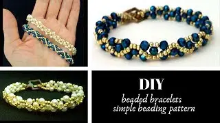 Simple beading patterns for DIY beaded bracelets