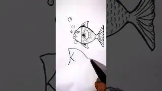 Easy Drawing Fish With K