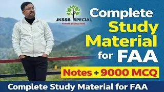 Complete Study Material for FAA!