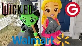 New for 2025 Gemmy Wicked Elphaba and Glinda Inflatables DOUBLE review!
