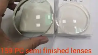 1.59 PC Polycarbonate blue block semi finished optical lenses blanks
