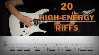 20 High-Energy Guitar Riffs