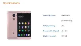 Latest Mobiles Lanched in India LeEco Le 2 Full Phone Specifications