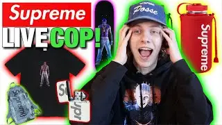 THIS DROP WAS A MESS! Supreme Live Cop (Week 1 S/S '20)