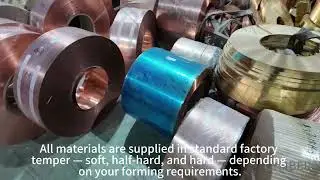 Live Copper Coil Stock Display | Wide/Narrow Copper Strips All Specs#copper#metal #factory