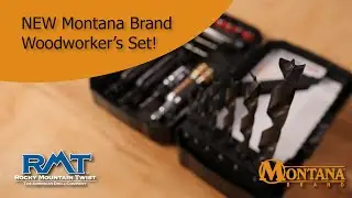 BEST DRILL BIT TOOL SET- Montana Brand's NEW Deluxe Woodworker Set- MAKE WOODWORKING EASY & PRECISE!