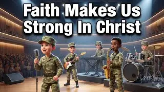 Faith Makes Us Strong In Christ | Christian Worship Songs For Kids | Songs of Worship for Kids