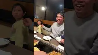 Ajakin om fafa makan okomiyaki bets#masyaallahtabarakallah