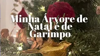 Árvore de Natal com Garimpos | Decoração Sustentável com Folhas Secas