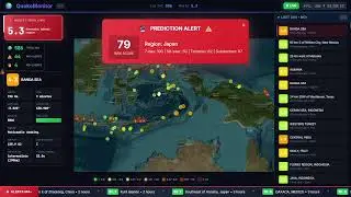 LIVE : Real-Time Earthquake & Volcano Monitoring Dashboard