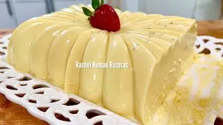 GELATINA DE 3 LECHES CON PLÁTANO 🍌 🍌sobremesa fácil😋