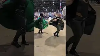 While wearing a cape, it is mandatory that you do ✨️the spin✨️#c2e2 #c2e22023 #marvel #cosplay #spin