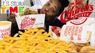 &ldquo;SAVAGE EATING &ldquo; CHURCHES CHICKEN 🍗 || SOCIAL EATING | EATING SHOW