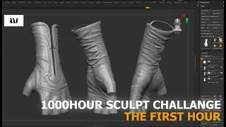 🔴 LIVE &ndash; 1000 Hours 3D Sculpting Challenge | Hour 2 | Blender and zbrush