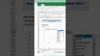 Generate Random Decimal Numbers in Excel FAST! 🔥 No Add-Ins Needed