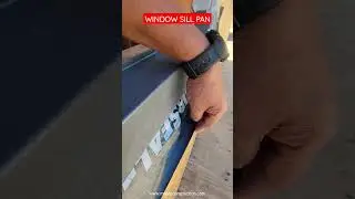 WINDOW SILL PAN / CHAROLA DE VENTANA | Nayo Mateo en la construccion #youtubeshorts