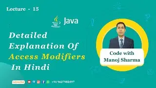 Detailed Explanation Of Modifier in Hindi/ Access and Non Access Modifiers in Java/