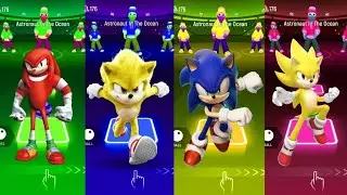 Sonic Team Dance Tiles Hop | EDM Beat Drops