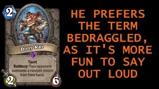 [Hearthstone] Of Rats and Men (Dirty Rat Card Highlights)