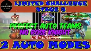 Mastercook Limited Challenge Stage 5 - Crazy Chef (2 Perfect Auto Modes | No Rose Knight)