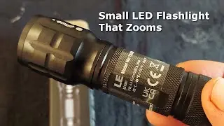Small LED Flashlight with Batteries & is ZOOMABLE (Demo - Review - Viewing)