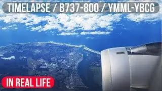 Melbourne To Sydney In Real Passenger flight Time Lapse Video