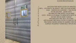 WOODEN FIRE RATED DOOR - VRITON FIRE PROTECTION