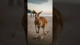 I found a very friendly Kangaroo | #shorts