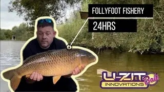 24hrs with my boy at Folly Foot Fishery in Somerset