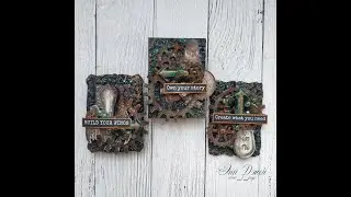 Mixed Media step by step tutorial/Мастер-класс по АТС