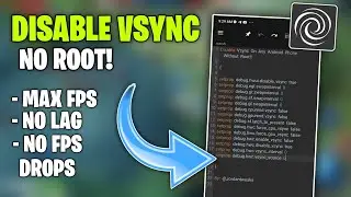 📈 How To Disable VSYNC on Any Android Devices - WITHOUT ROOT! | Smooth Gaming 🎮