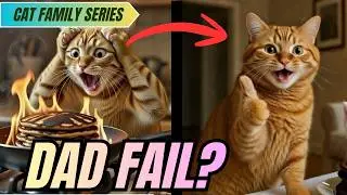 Может ли кот-папа быть ИДЕАЛЬНЫМ в течение 24 часов? 🐱 (1 сезон, 1 серия)