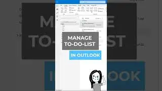 Как создать и управлять списком дел/задач в Outlook