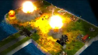 China Nuke General - 1 vs 5 Random Brutal Army C&C Generals Zero Hour - Gameplay