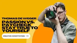 Should You Do Art For Money? Passion vs Paycheck? - Thomas de Weger
