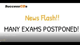 Экзамены (CBSE, ICSE) и JEE Main 2020 отложены!