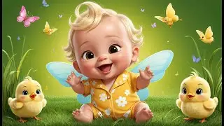 🐥 Baby Chicks Chasing Butterflies 🦋🎶 | Fun Action & Learning Song for Toddlers