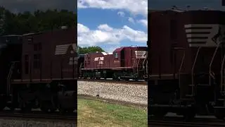 It's a high speed Brick! NS geometry train flies by!