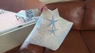 A pillow perfect coastal vibe