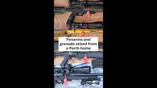 Firearms and grenade seized from a Perth home
