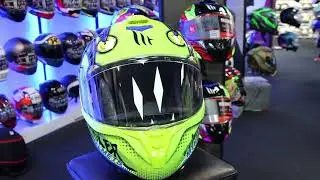 MT Targo Joker Motorcycle Helmet (Blue|Yellow)