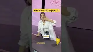Fan: Faye I am pregnant. Please take responsibility. #fayeyoko #faye #mgixfaye1stfanmeeting