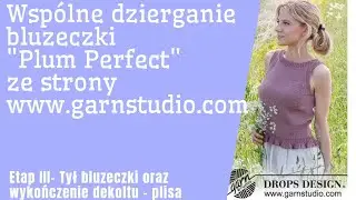 Wspólne dzierganie bluzeczki 