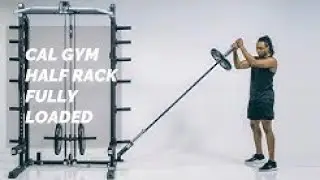 Cal Gym Half Rack  Fully Loaded