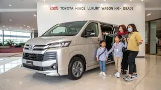 Toyota Hiace Luxury Wagon High Grade 2025 года | Обзор семейного и VIP-фургона