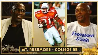 Eddie George&rsquo;s Mt. Rushmore of College RBs: Barry Sanders, Bo Jackson & Derrick Henry | Ep. 72