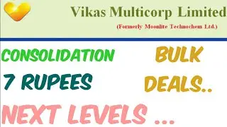 Vikas Multicorp share | Vikas Multicorp share latest news| vikas Multicorp next levels| Bulk deals|