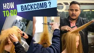 How to do backcomb technique / backcomb technique kaise kare / backcomb kaise kare