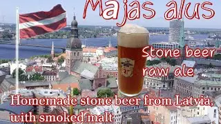 Stone smoked beer.  Stone beer from Latvia, with smoked malt. raw ale